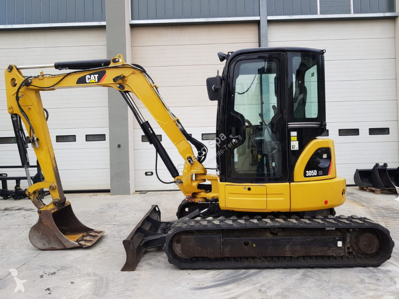 Mini escavatore Caterpillar 305D-CR usato 2011 - 5657 heures - Ref. PXER00721