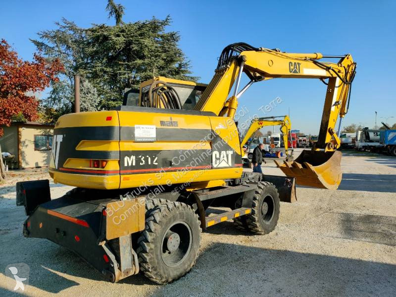 Escavatore gommato Caterpillar M312 Escavatore Gommato cat 312 M con benna e martello usato 1997 - 116 CV - 3200 heures - Ref. 8049692 - Photo 3