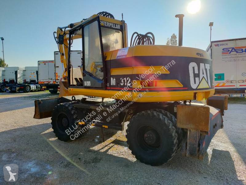 Escavatore gommato Caterpillar M312 Escavatore Gommato cat 312 M con benna e martello usato 1997 - 116 CV - 3200 heures - Ref. 8049692 - Photo 4