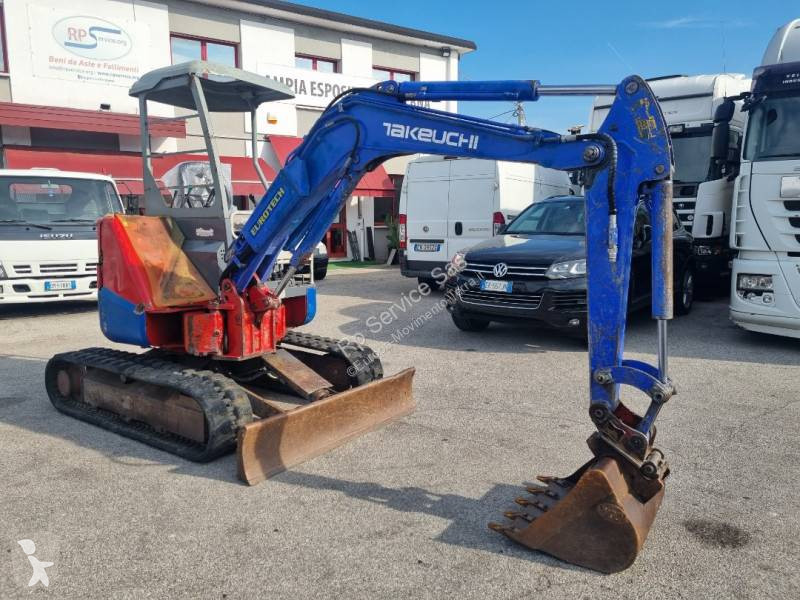 Escavatore cingolato Takeuchi TB 25 FR usato 2000 - 4700 heures - Ref. 7988574 - Photo 3