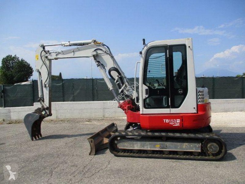 Mini escavatore Takeuchi TB 153 FR usato 2015 - 4000 heures - Ref. 10372