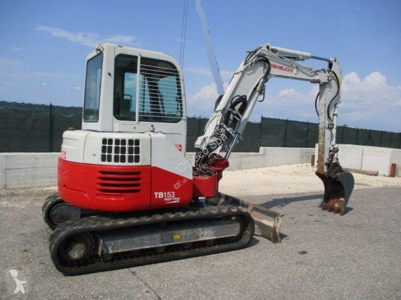 Mini escavatore Takeuchi TB 153 FR usato 2015 - 4000 heures - Ref. 10372 - Photo 2