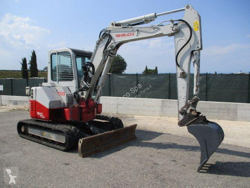 Mini escavatore Takeuchi TB 153 FR usato 2015 - 4000 heures - Ref. 10372 - Photo 4