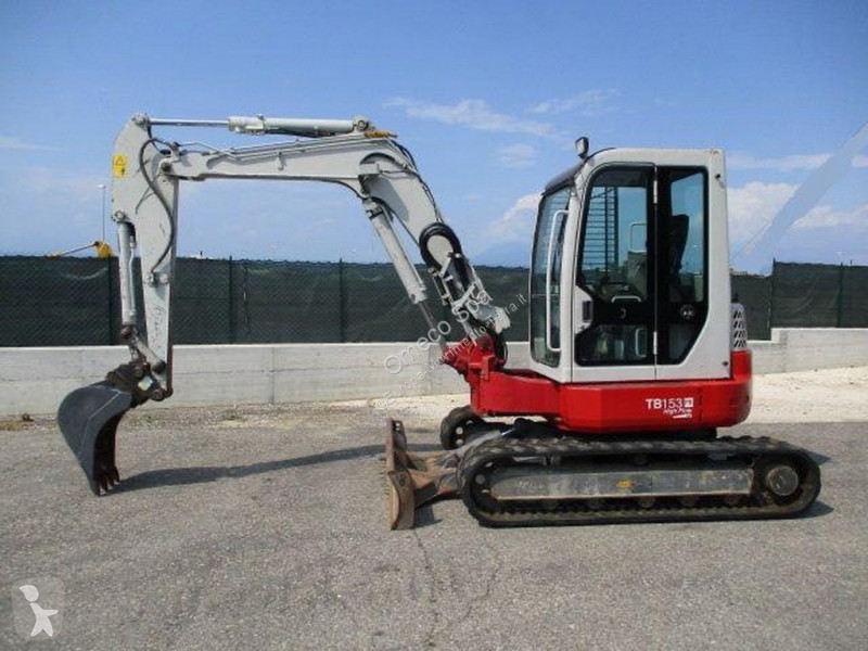 Mini escavatore Takeuchi TB 153 FR usato 2015 - 4000 heures - Ref. 10372 - Photo 6