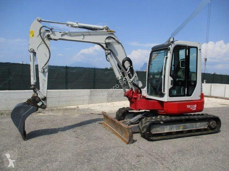 Mini escavatore Takeuchi TB 153 FR usato 2015 - 4000 heures - Ref. 10372 - Photo 7