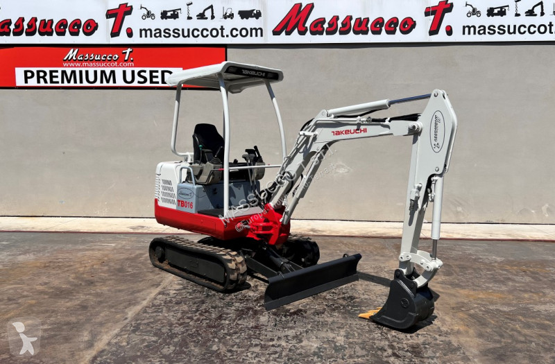 Mini escavatore Takeuchi TB016 usato 2007 - 3463 heures - Ref. 3634 - Photo 11