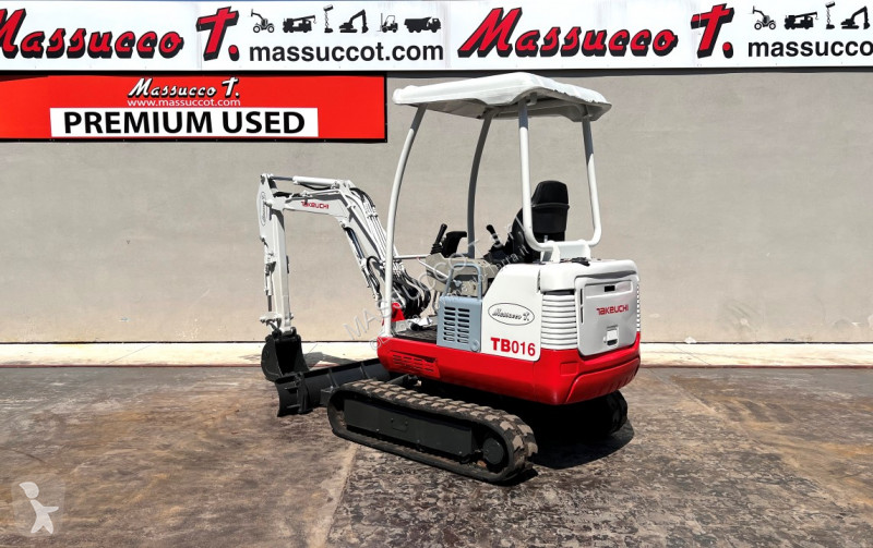 Mini escavatore Takeuchi TB016 usato 2007 - 3463 heures - Ref. 3634 - Photo 3