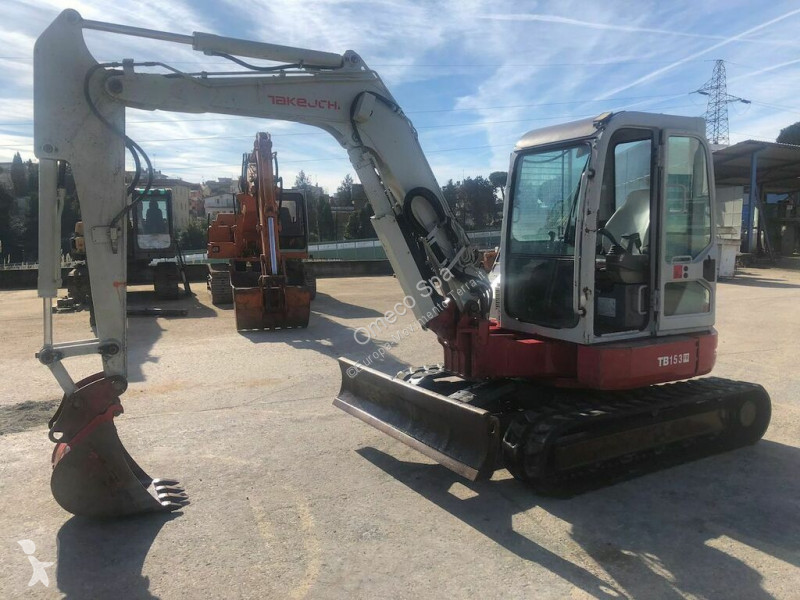 Mini escavatore Takeuchi TB 153 FR usato 2013 - 3000 heures - Ref. 158301384 - Photo 2