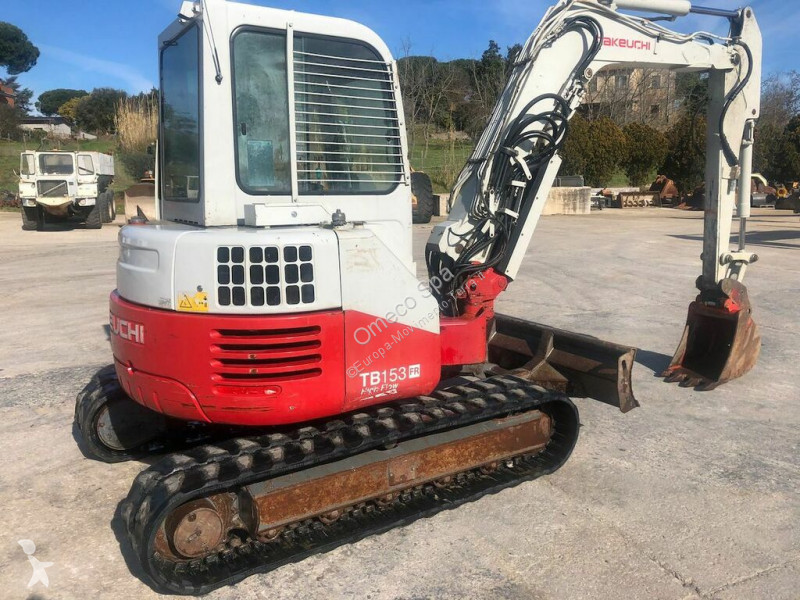 Mini escavatore Takeuchi TB 153 FR usato 2013 - 3000 heures - Ref. 158301384 - Photo 4